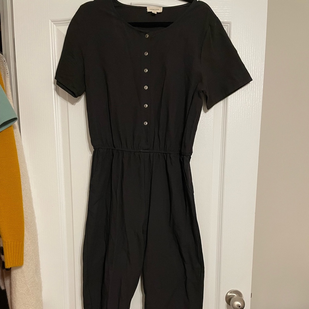 Orange creek, large, black jumpsuit